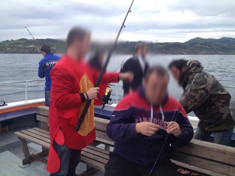 EVG en mer près de Biarritz